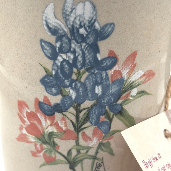 BreakAHeart Ranch Hand Crafted Texas Bluebonnet Coffee Mug - Picture 5 of 5